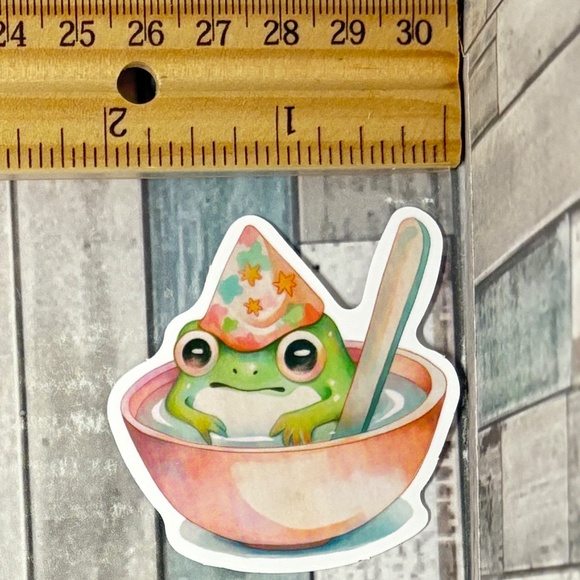 Design | 110 Cartoon Kawaii Frog Reusable Waterproof Vinyl Sticker ...